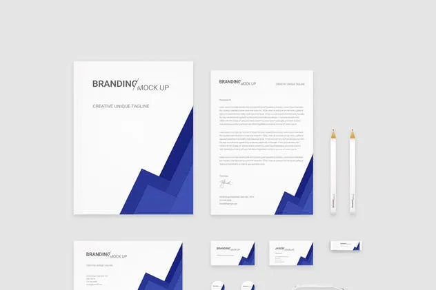 极简主义品牌标志设计展示样机套装Vol.7 Branding Identity Mock Up (Vol. 7)插图(1)