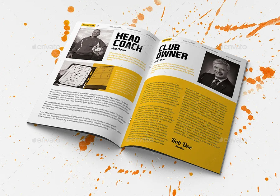 多用途足球俱乐部特色小册子插图(6)