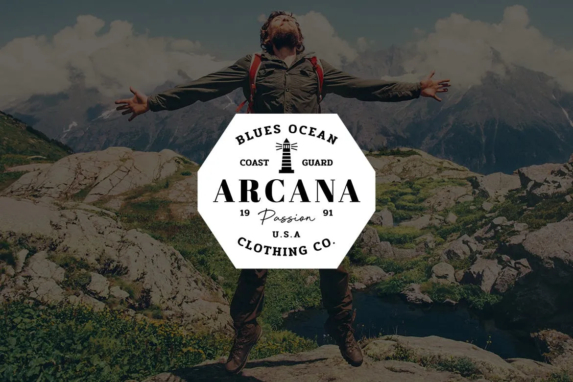 欧美复古设计风格品牌素材库精选LOGO商标模板v31 Vintage Logo & Badge Vol. 31插图(1)