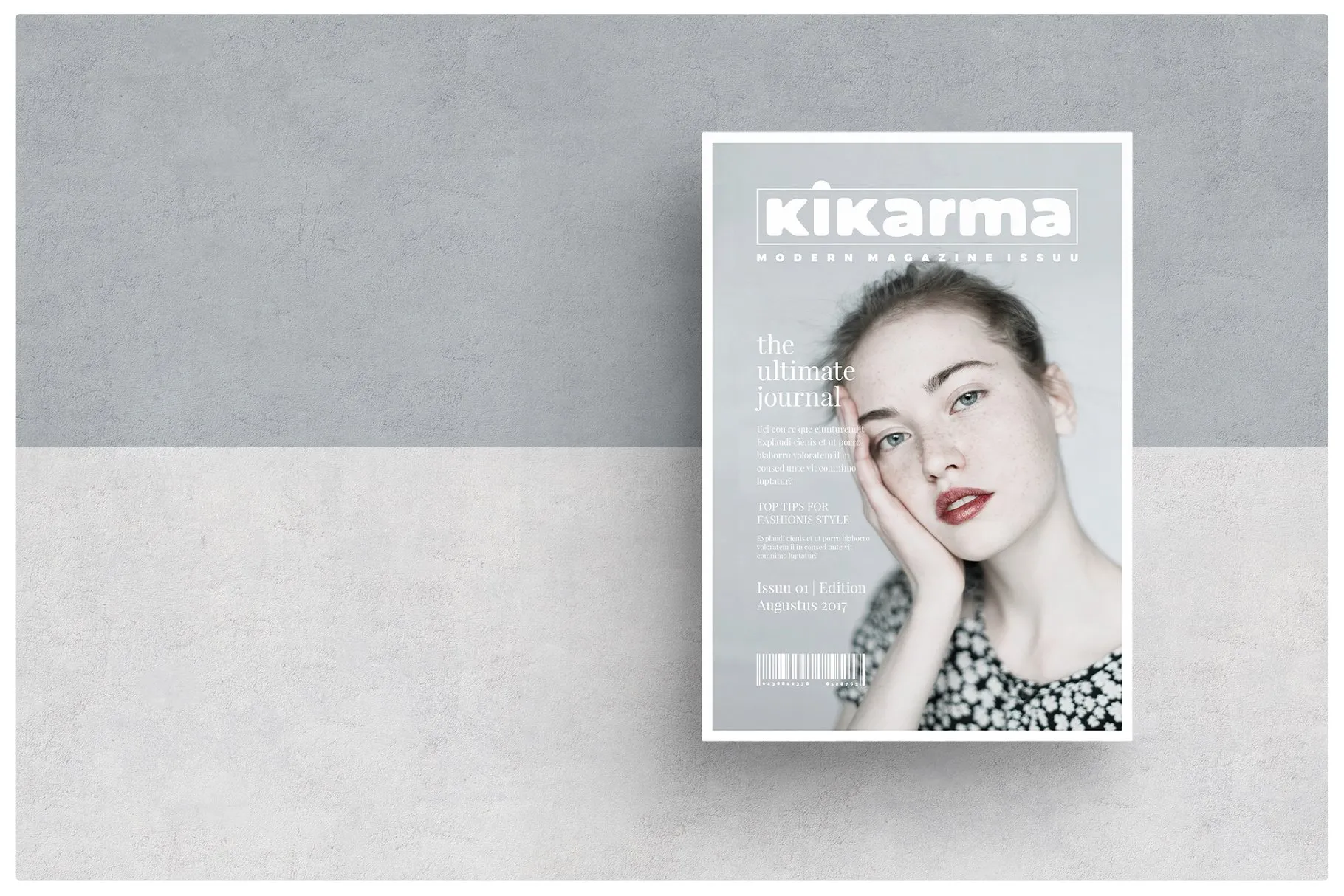 超级名模时尚服饰杂志模板 Magazine