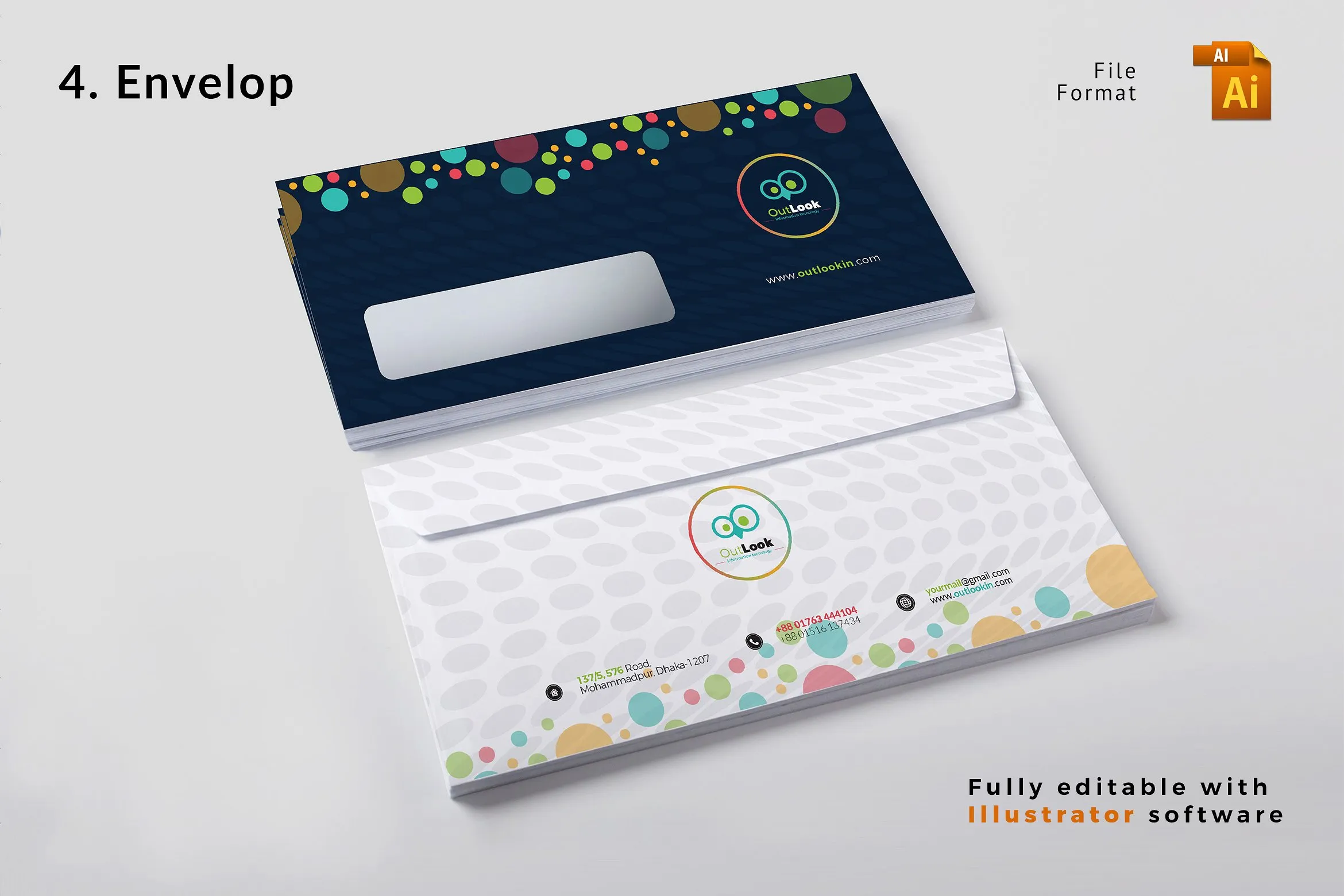 超级品牌 VI 展示样机集合 Branding Corporate Identity插图(5)