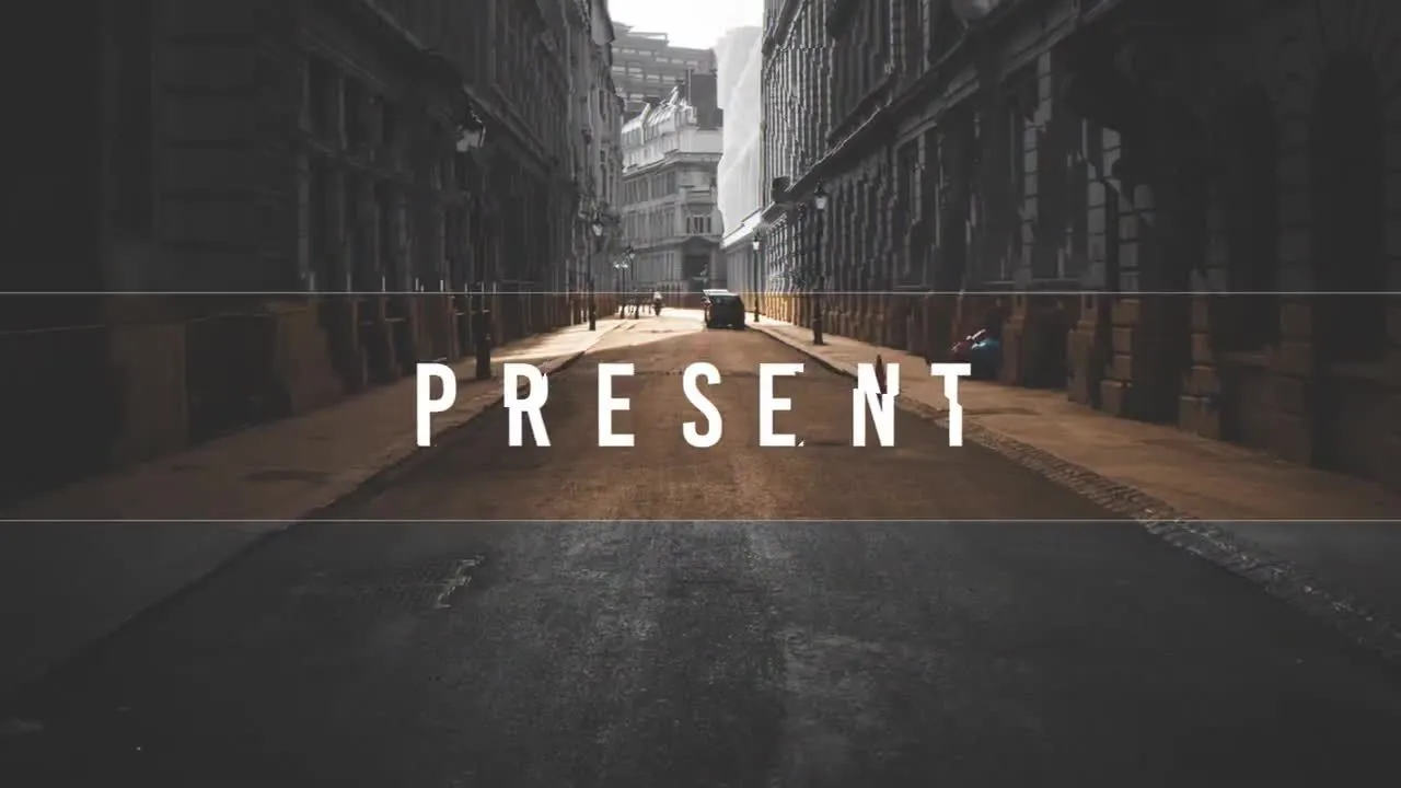 富有创意的文本过渡效果照片展示像素设计精选AE模板