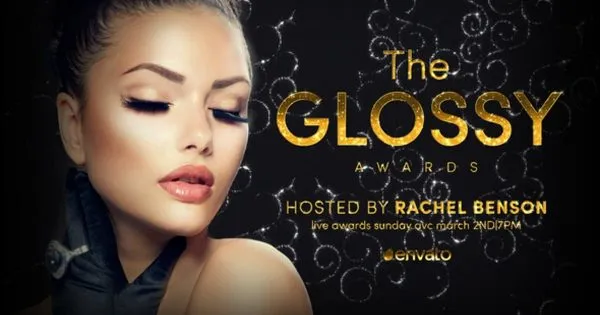 年会表彰大会颁奖大礼开场视频像素设计精选AE模板 The Glossy Awards