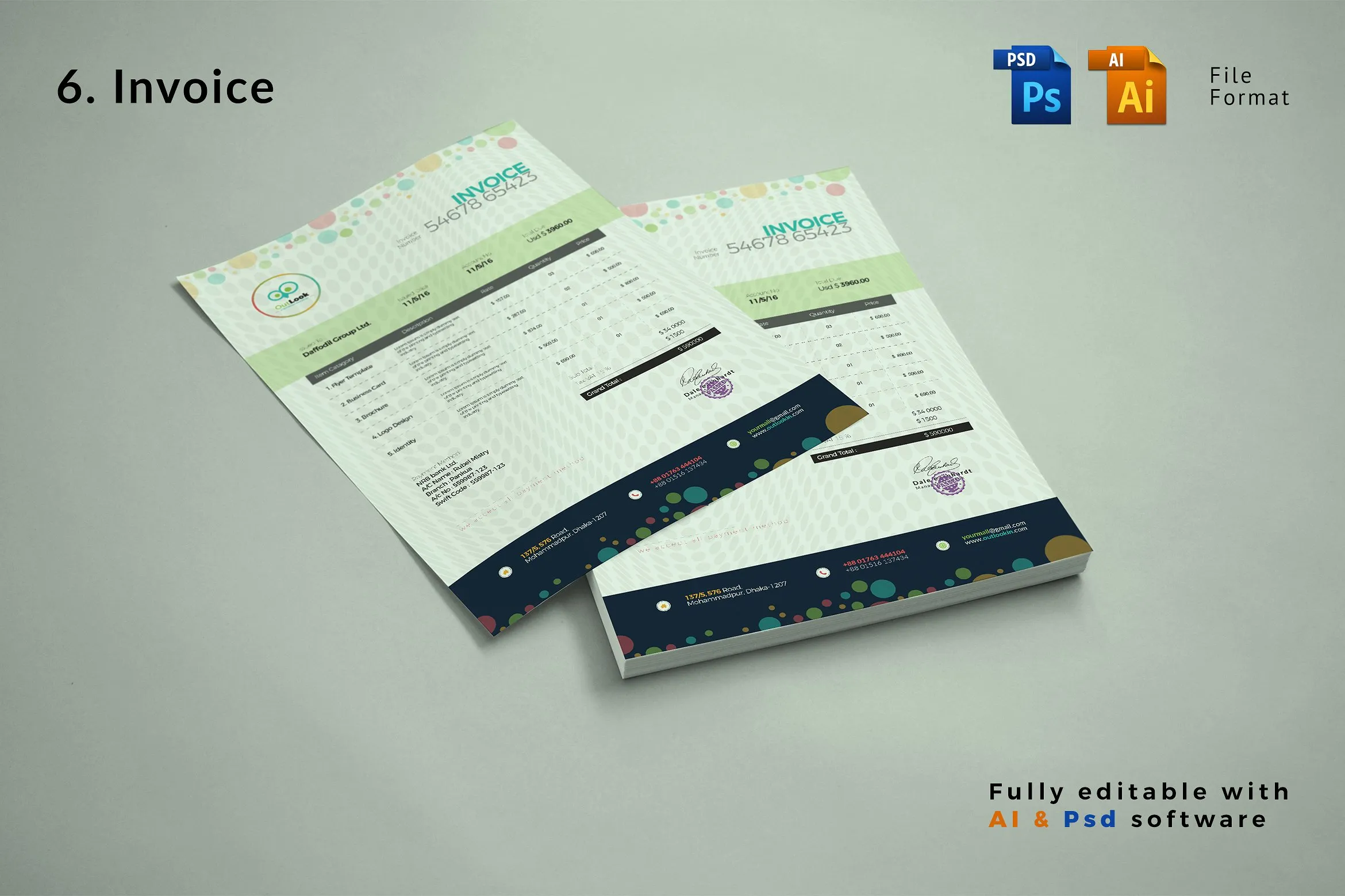 超级品牌 VI 展示样机集合 Branding Corporate Identity插图(7)