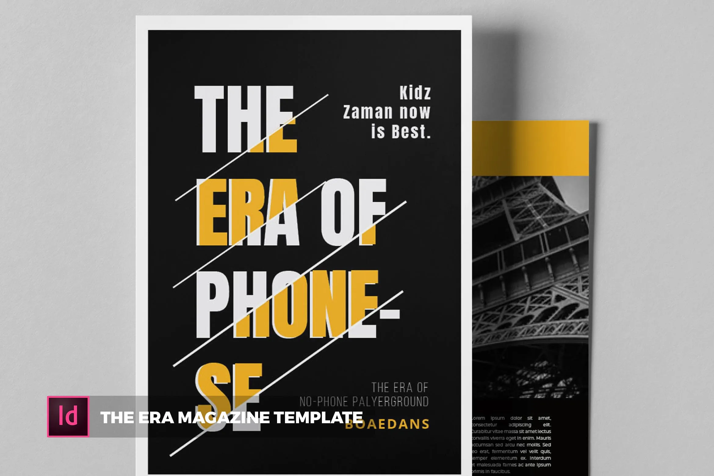 时代人物事件杂志排版设计模板 The Era | Magazine Template