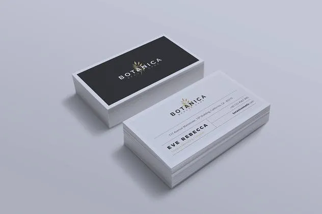 现代极简主义企业名片制作模板v1 Modern Minimalist Business Card Vol. 01插图(3)