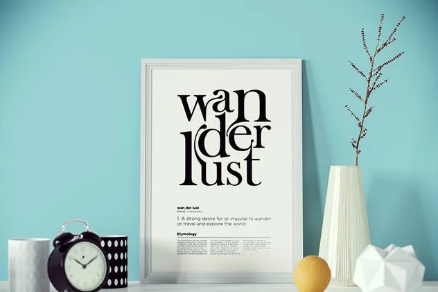 极简主义摄影作品白色画框样机Vol.3 Picture Frame Mockup v3插图(5)