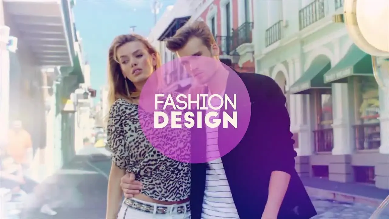 时尚服饰促销宣传片像素设计精选AE模板