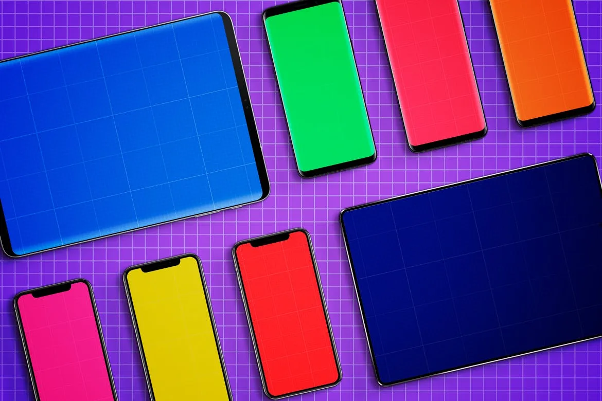 Android&iOS应用UI设计效果图样机模板v2 Android & iOS Mockup V.2插图(10)