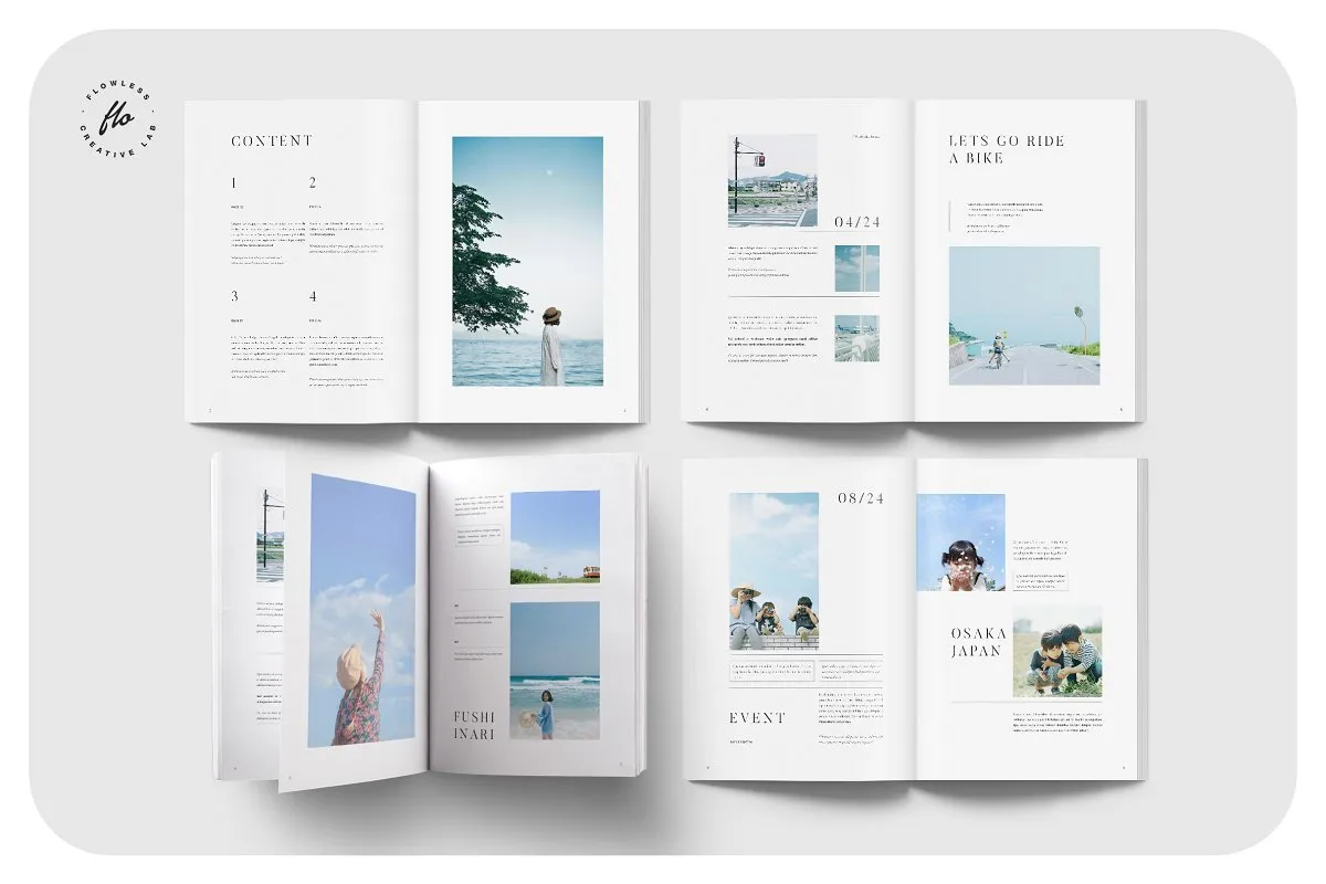 VENUES假期旅游时尚杂志画册设计模板插图(1)