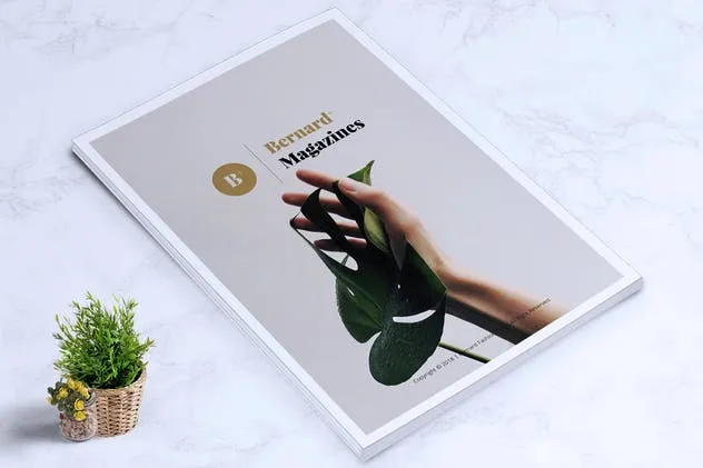 时尚杂志/品牌画册/企业宣传册设计模板 BERNARD – Fashion Magazine插图(8)