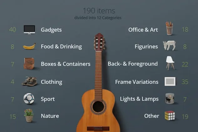 超级办公室办公桌场景样机设计工具包 Workspace Mockup Creator插图(3)