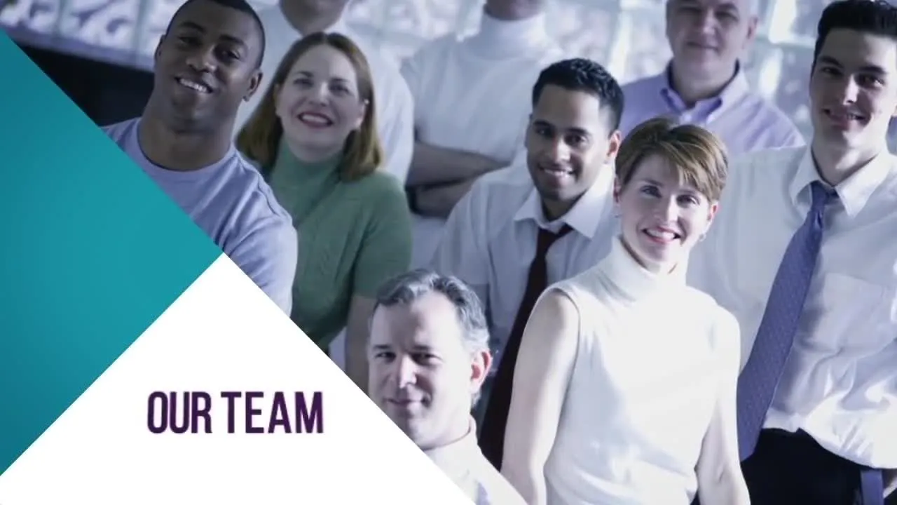 优雅而干净的企业幻灯片像素设计精选AE模板