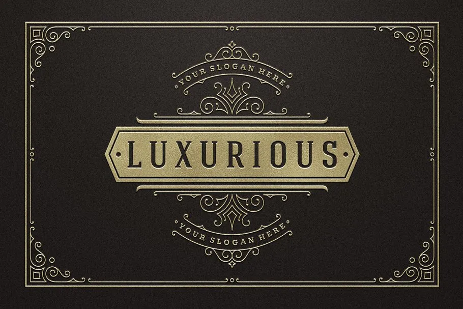 50款豪华的复古字母组合装饰标志 50 ornaments logos & monograms插图(9)