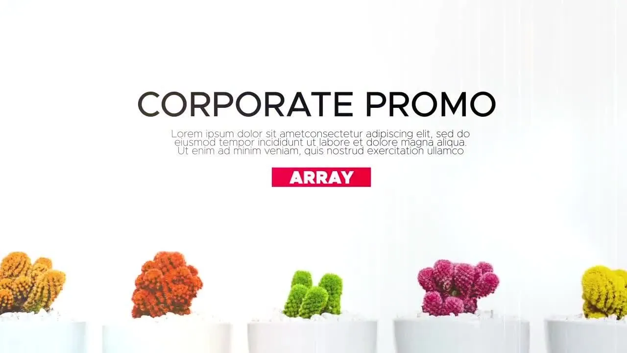 外观新颖的企业宣传片像素设计精选AE模板