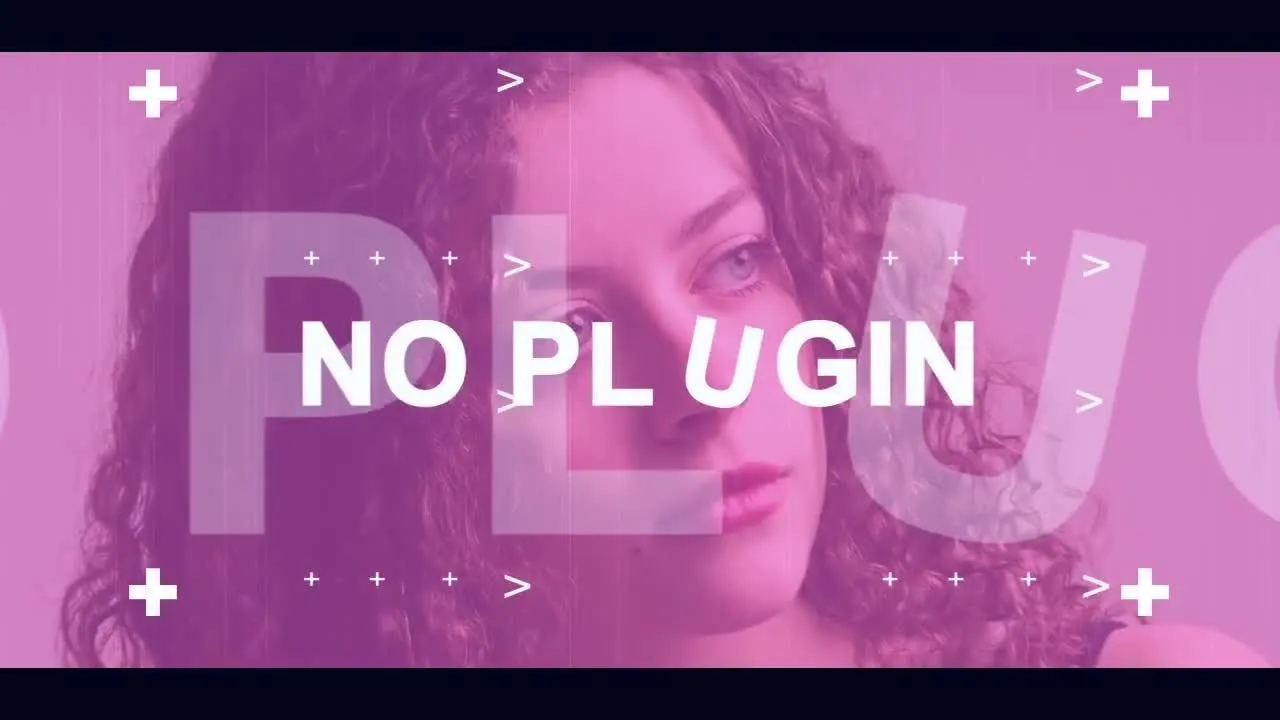 活力时尚多彩图文转场视频特效像素设计精选AE模板