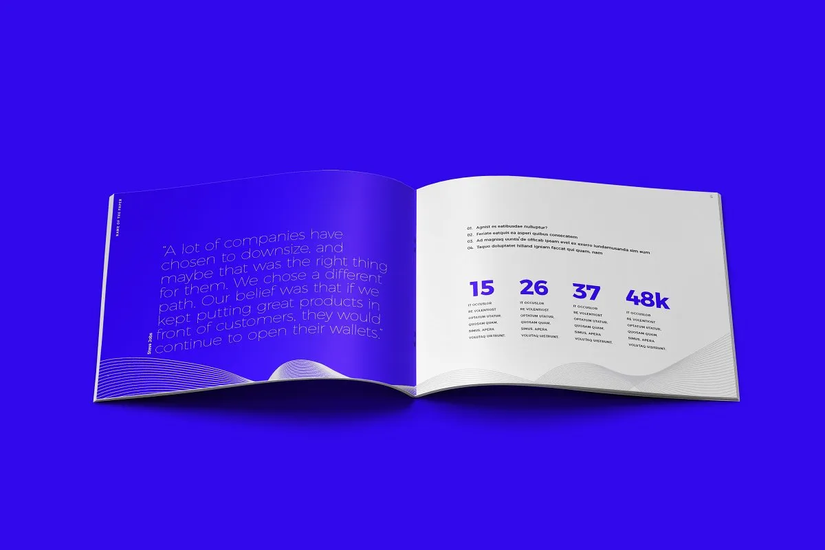 商业科技时尚技术InDesign宣传册模板插图(6)