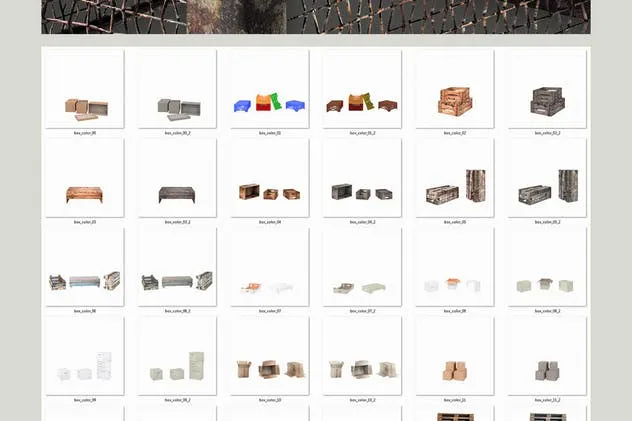 大帐篷灯泡装饰金属字体场景模板17 Marquee Light Bulbs Chaos 17 – Shapes & Backgrouds插图(5)