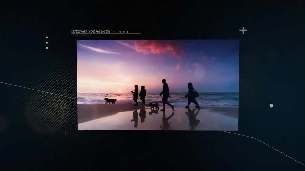 平滑过渡效果图画展示像素设计精选AE模板Smooth Track