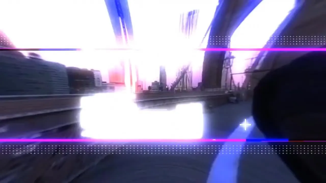 现代时尚动感的毛刺开场白像素设计精选AE模板