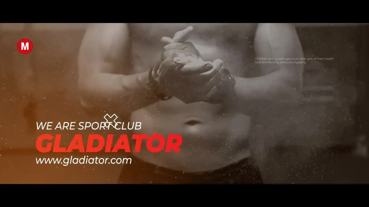 动感十足的体育促销动态动画像素设计精选AE模板