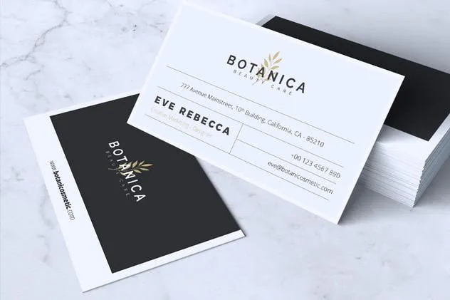 现代极简主义企业名片制作模板v1 Modern Minimalist Business Card Vol. 01插图(7)