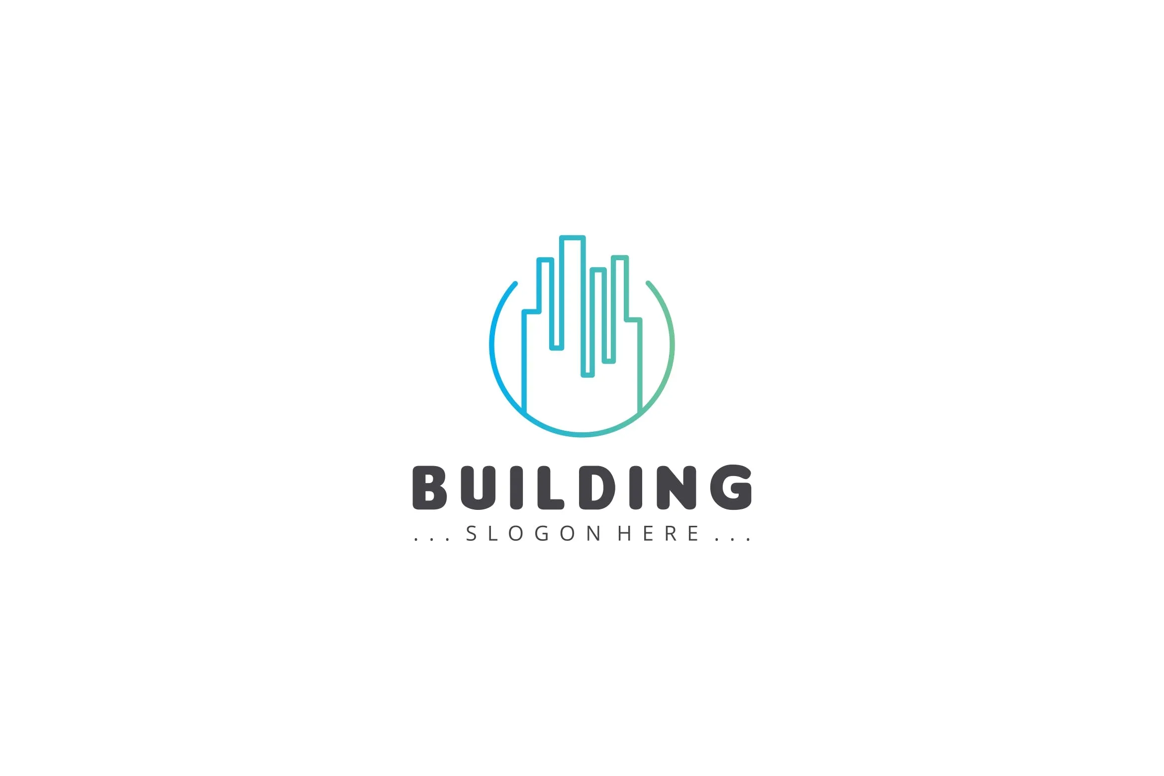 建筑设计品牌适用的建筑图形Logo设计模板 Building Logo