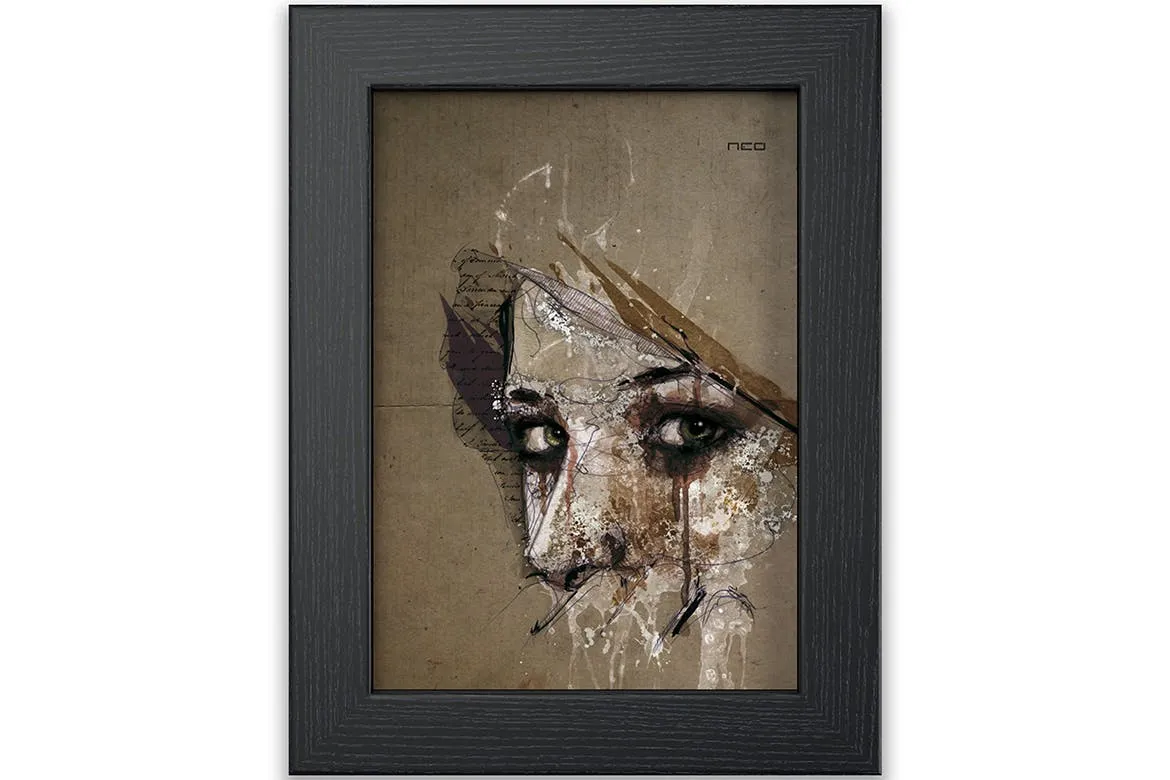 挂墙实木相框画框样机模板v3 Frame Picture Mockup [Vol3]插图(4)