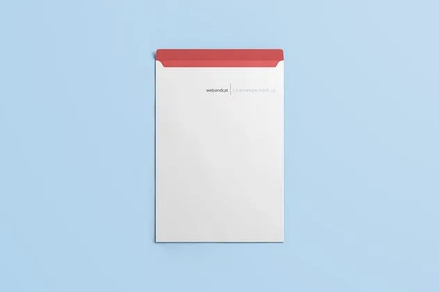 C4规格大信封设计样机模板 Envelope C4 Mock-up插图(6)