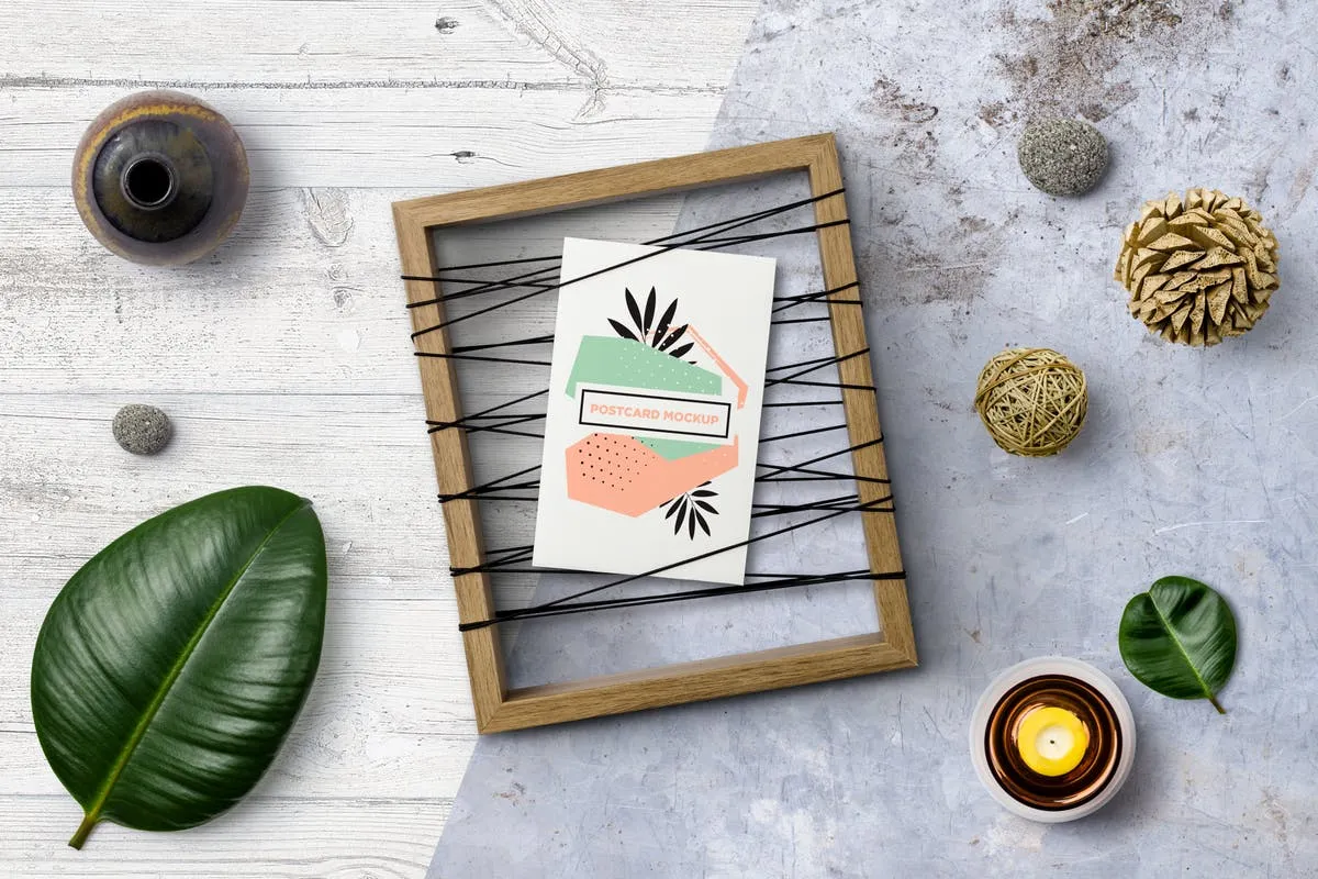 创意场景画框相框样机模板 Picture Frame Scene Generator