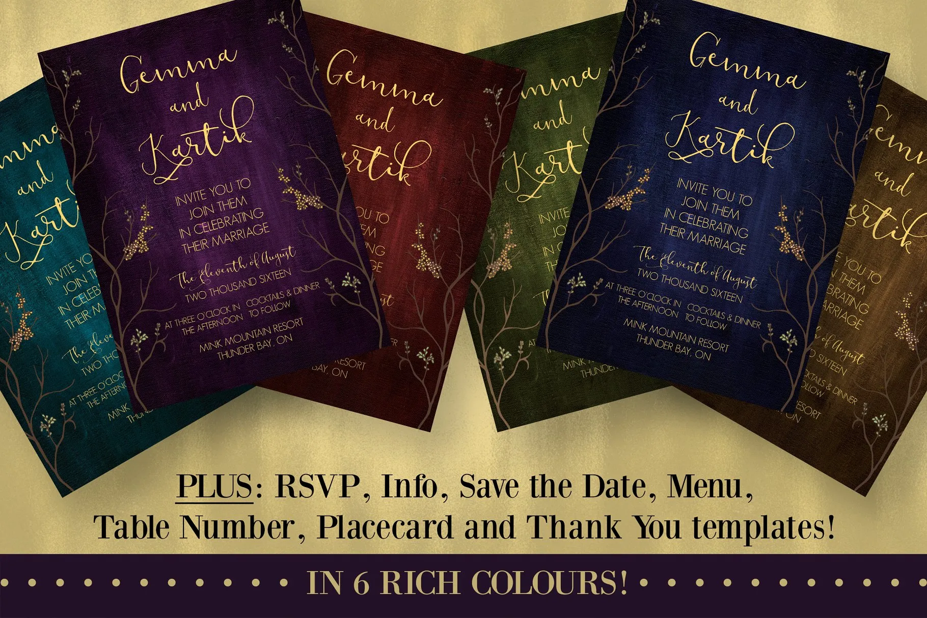 皇家婚礼设计物料素材合集 The Royal Wedding Suite