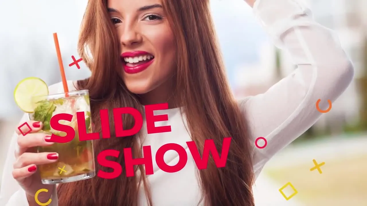 电视节目几何幻灯片开场白像素设计精选AE模板