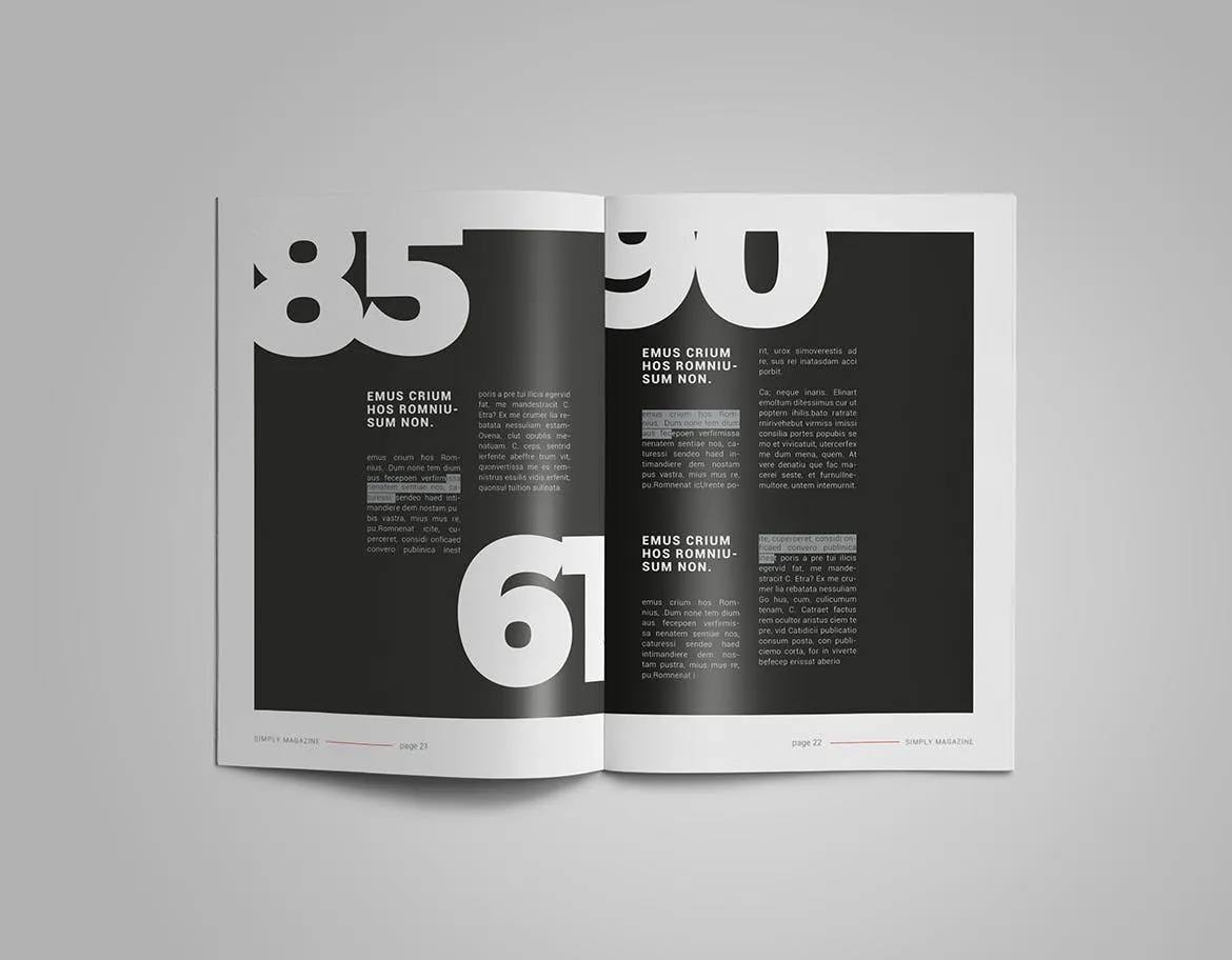 人物采访人物专题素材库精选杂志排版设计InDesign模板 InDesign Magazine Template插图(10)