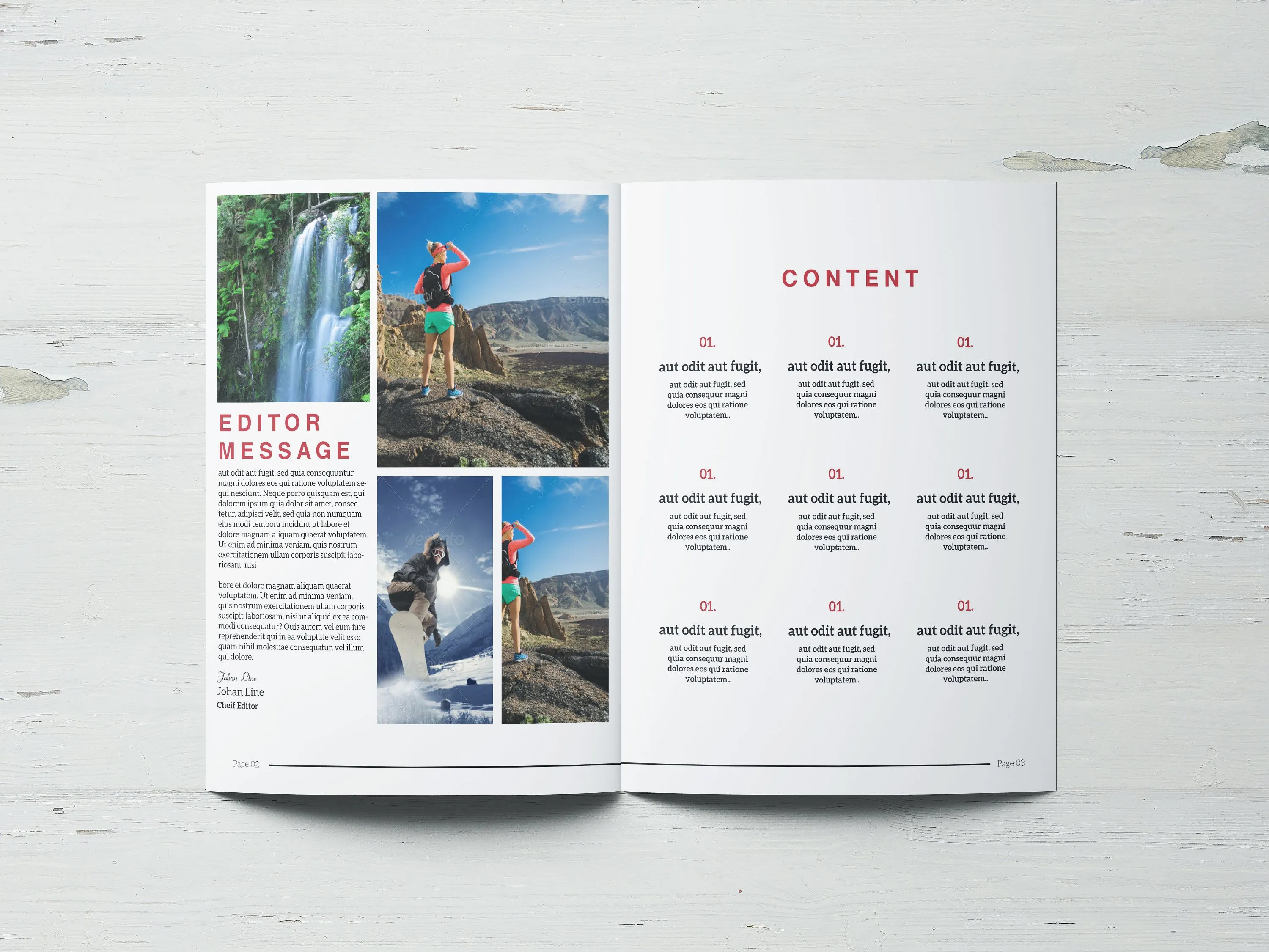 14页旅游类杂志模板Travel Magazine下载[indd]插图(2)