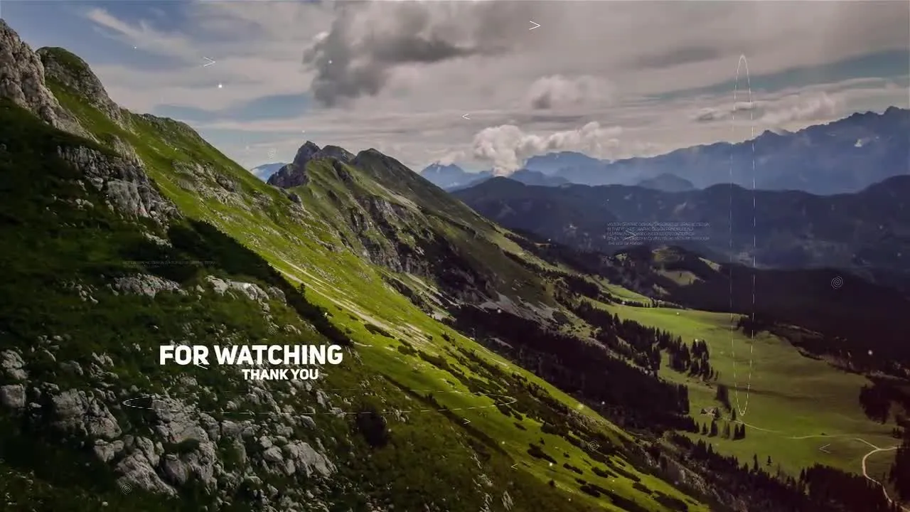 数字视差照片幻灯片像素设计精选AE模板