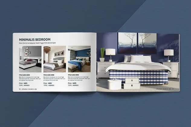 A5尺寸产品目录产品手册设计模板素材 A5 Modern Catalogue Template插图(7)