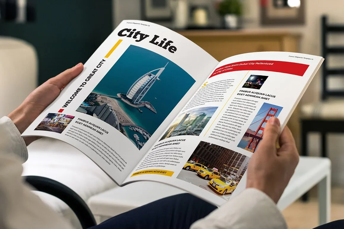 30页时尚的旅行、投资组合杂志模板下载[indd]插图(6)