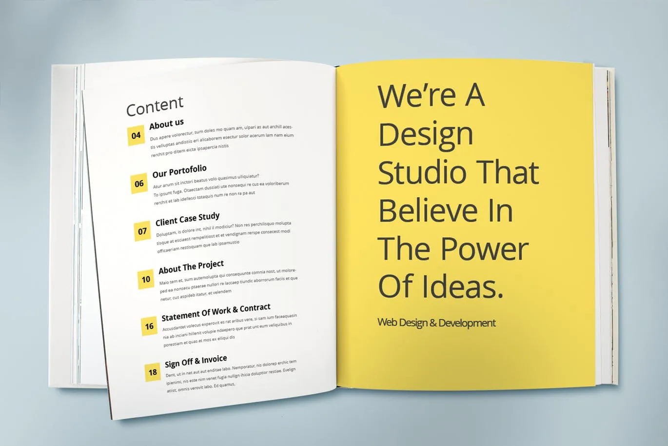 项目规划方案/项目投标书设计模板 Proposal Brochure 6 Colors插图(4)