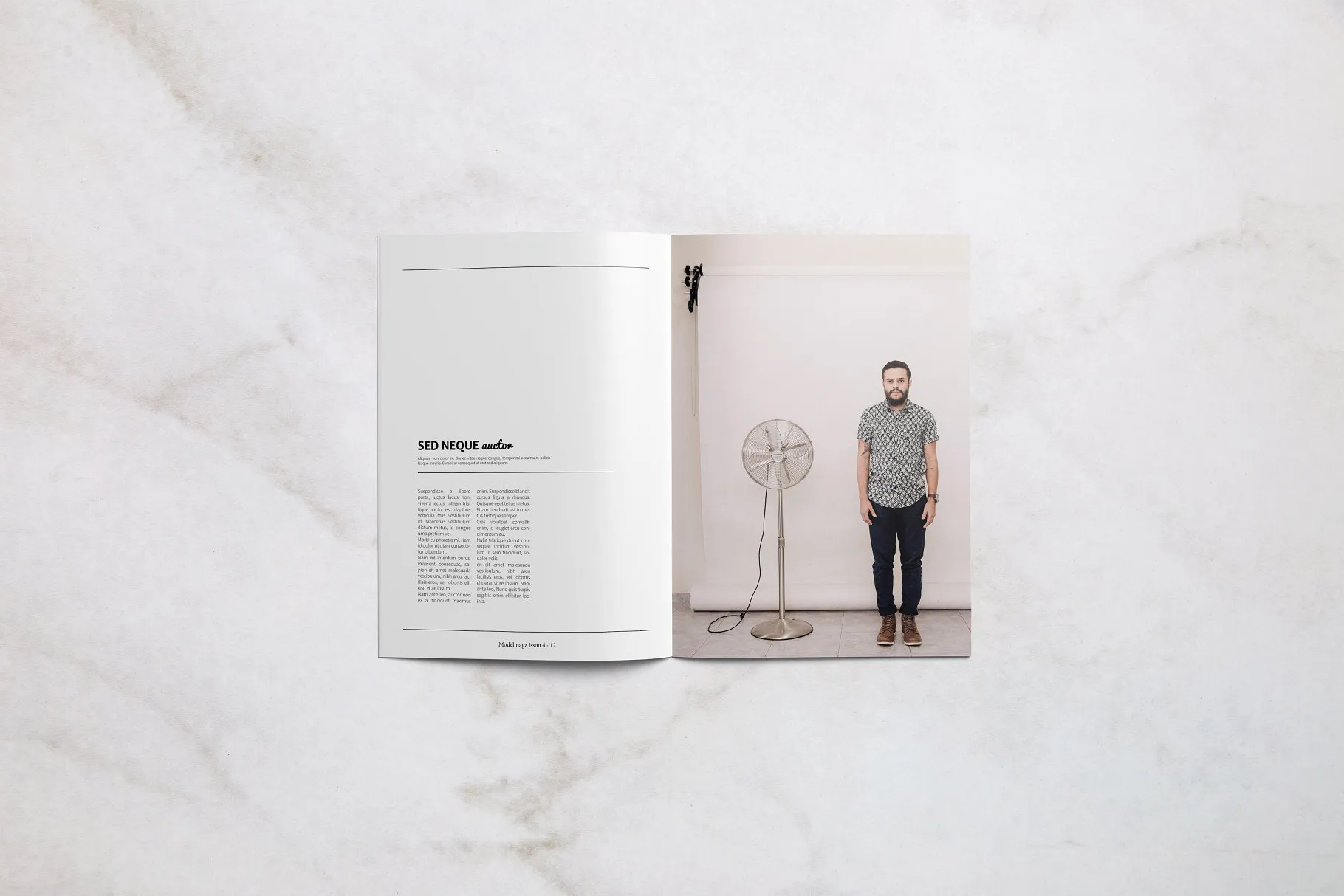 现代时尚主题杂志模板 Modelmagz Magazine插图(5)