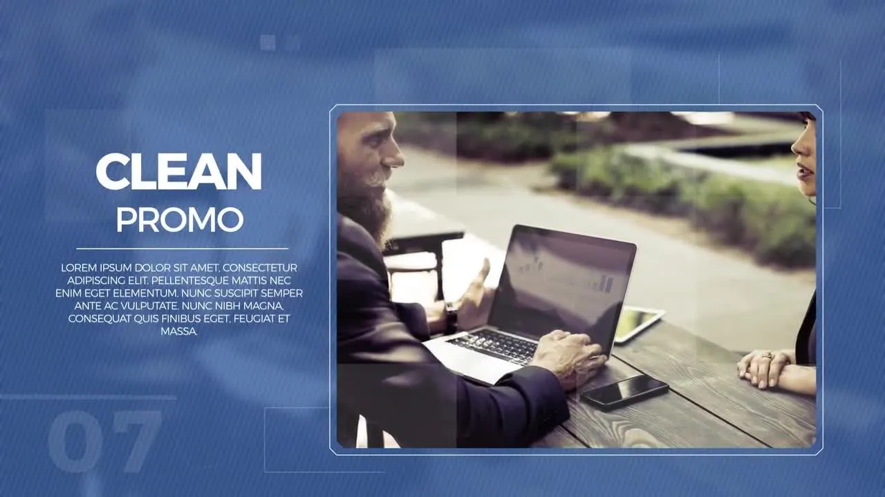 时尚专业设计的业务演示像素设计精选AE模板