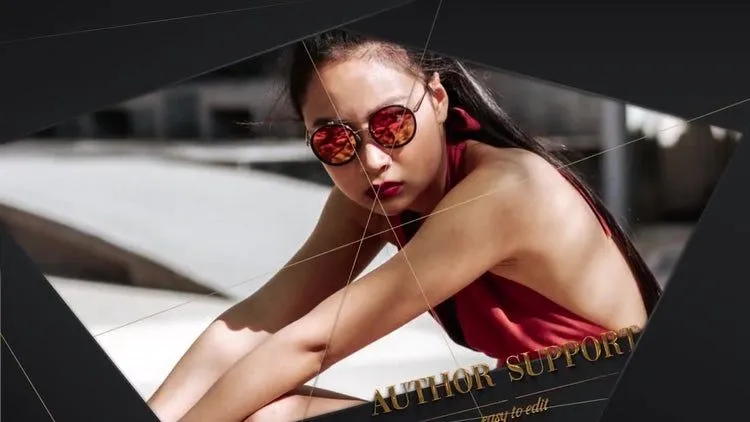 时尚优雅动画设计像素设计精选AE模板