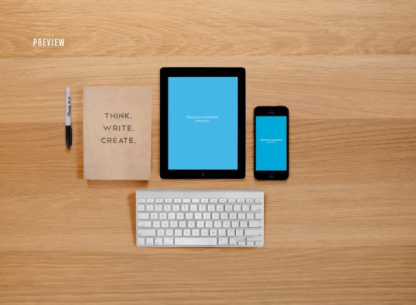 响应式网页设计预览样机套件 Responsive Mock-Up Web Display Kit插图(9)