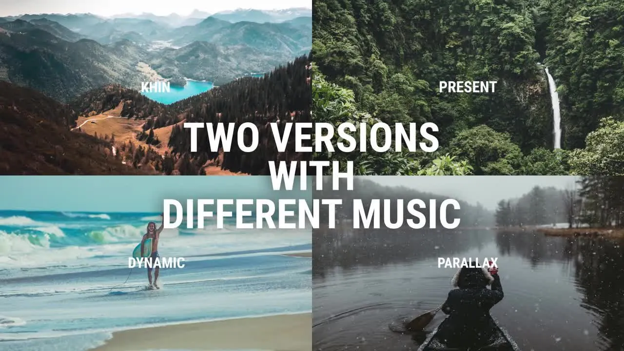 动态视觉变化幻灯片像素设计精选AE模板