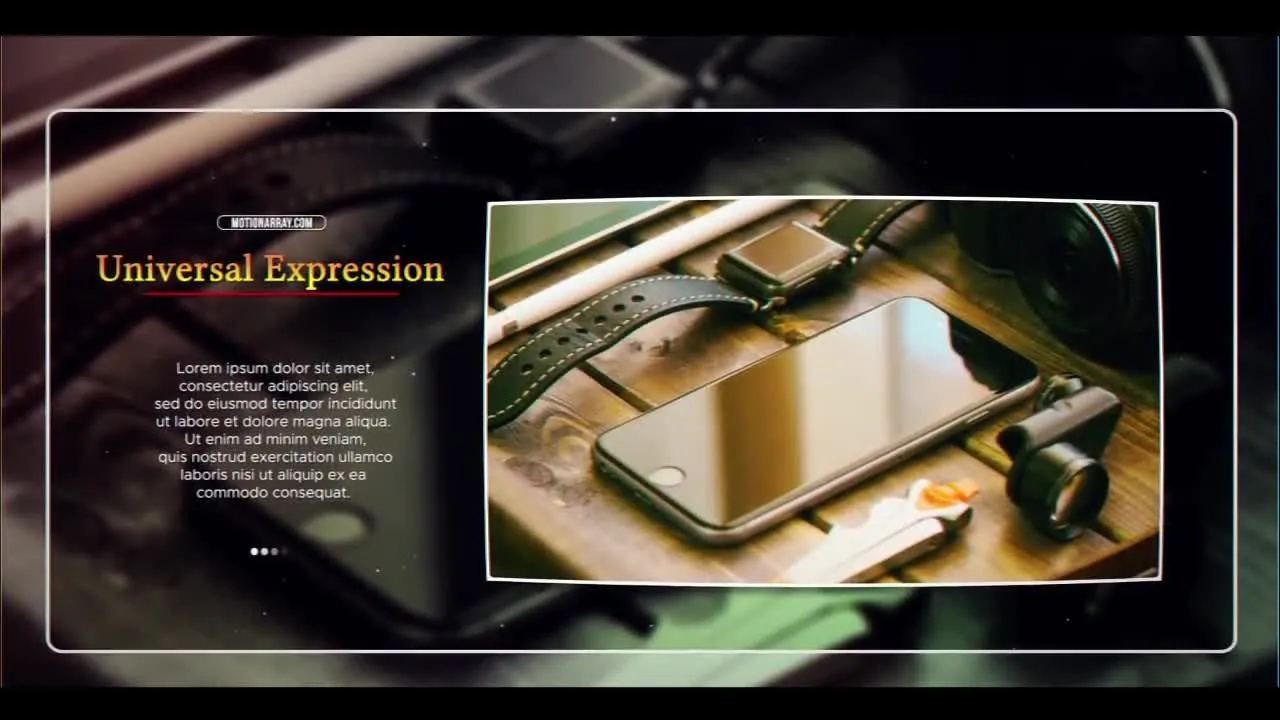 优雅促销幻灯片动画像素设计精选AE模板