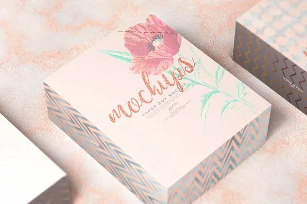 美食包装纸盒样机 Paper Box Mockup 07插图(12)