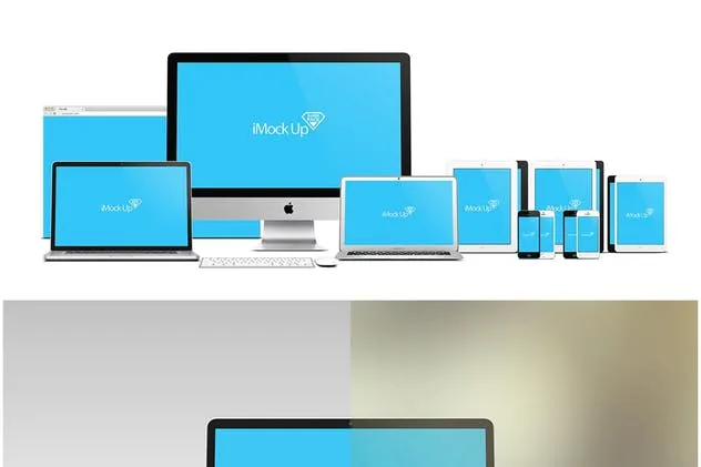 Apple系列产品设备样机超级套装 i Mock Up Super Pack插图(5)