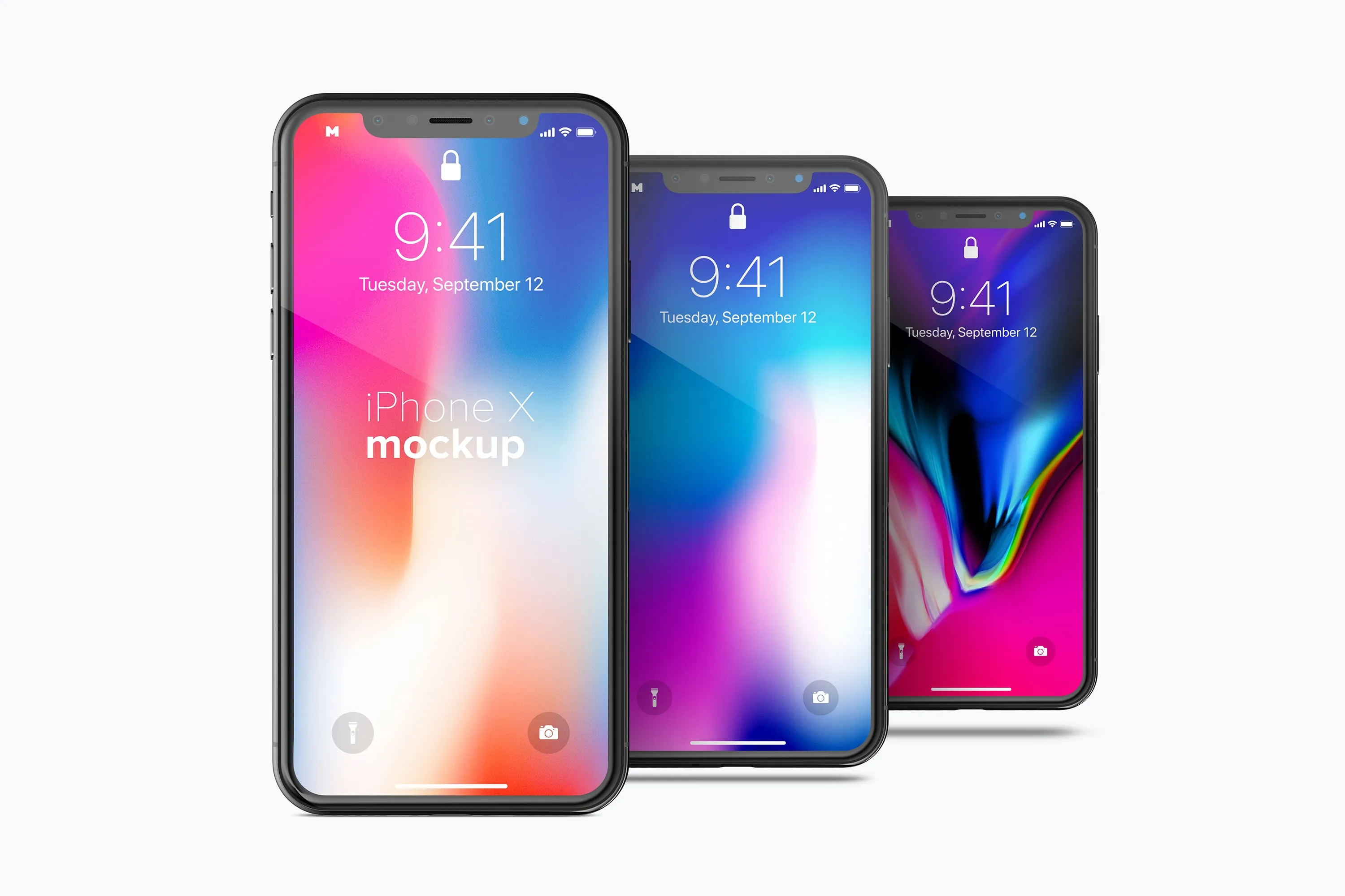 iPhone X手机APP应用UI设计效果图免费样机素材 Free iPhone X Mockup 03插图