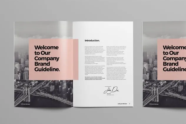 品牌手册/品牌策划文案设计模板 Brand Guideline插图(1)