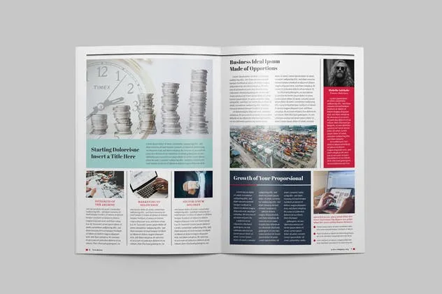 多用途新闻报纸版式设计INDD模板v1 Multipurpose Newsletter插图(3)