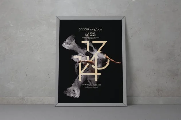 垂直摆放画框相框样机模板 Frame Mockup – Vertical插图(6)